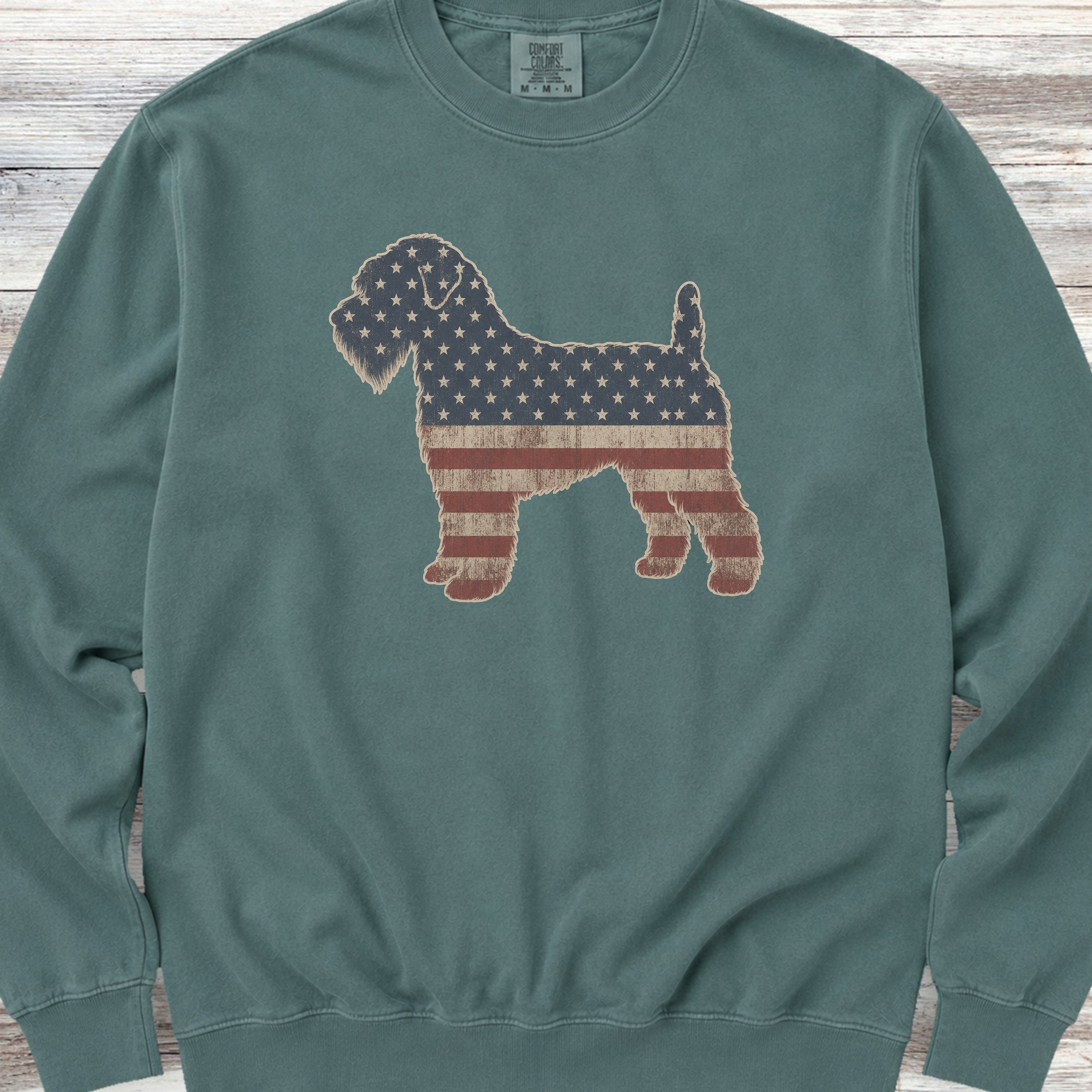 Wheaten Vintage USA Sweatshirt - Blue Spruce