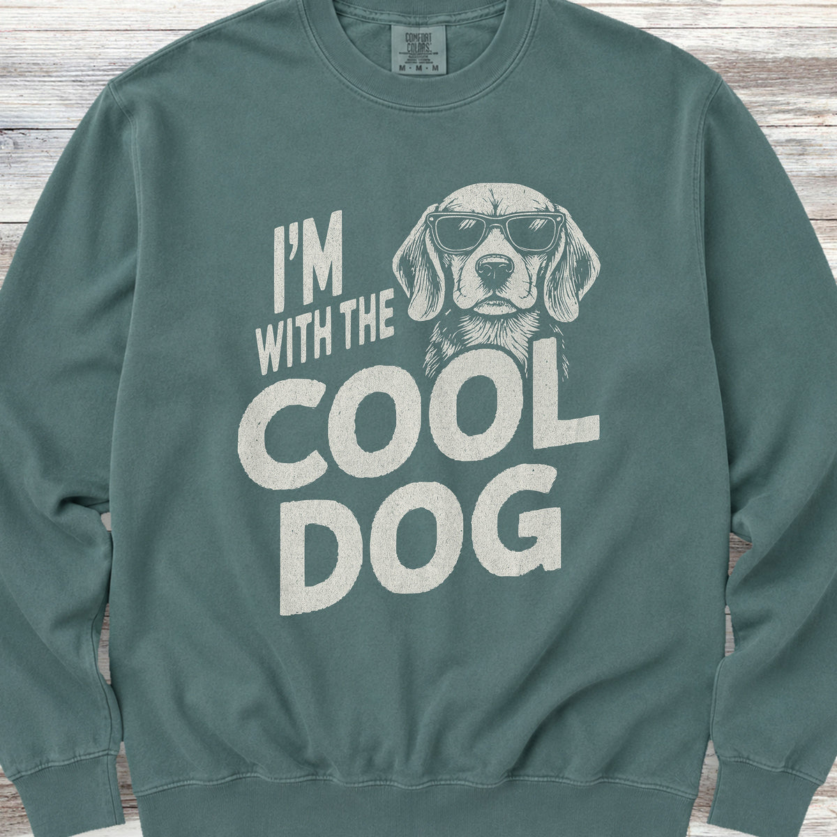 Cool Dog Beagle Sweatshirt - Blue Spruce
