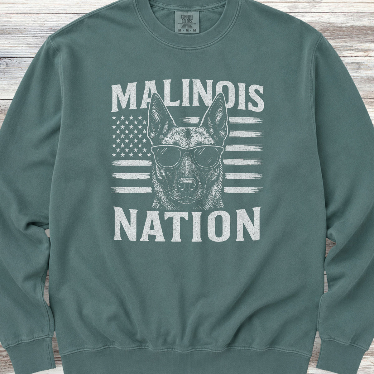 Belgian Malinois Nation Sweatshirt - Blue Spruce