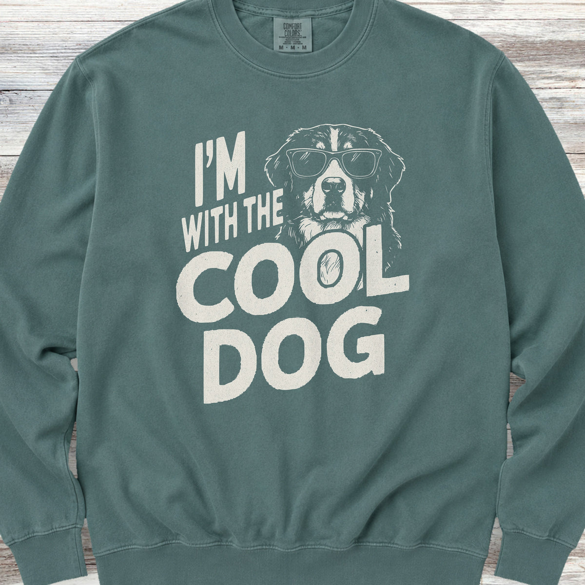 Bernese Mountain Dog Cool Sweatshirt - Blue Spruce