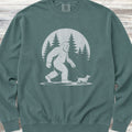 Dachshund Bigfoot Sweatshirt - Blue Spruce
