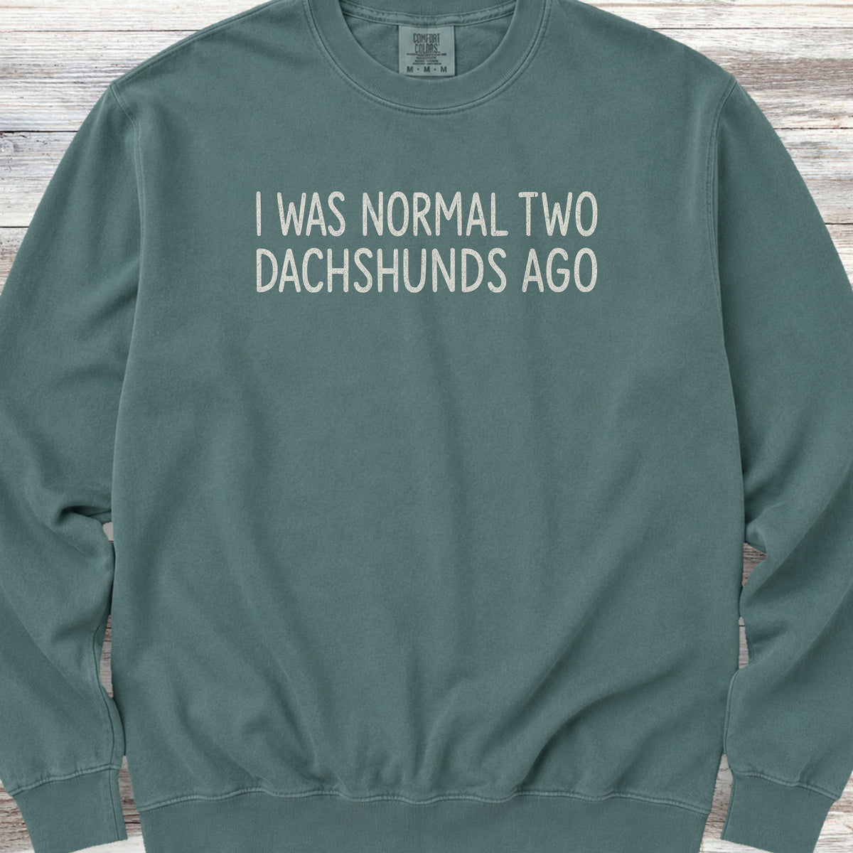 Dachshund Normal Sweatshirt - Blue Spruce
