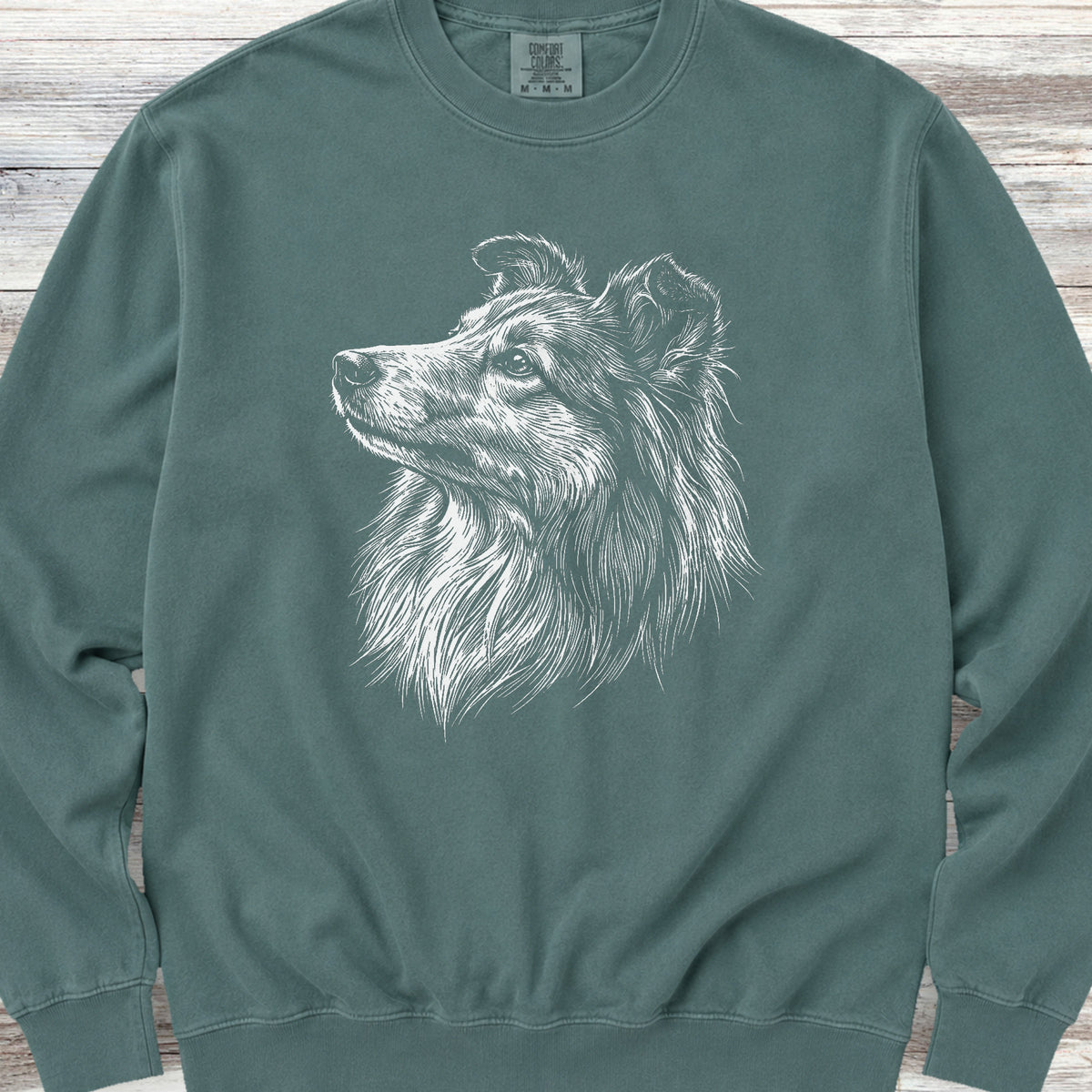 Shetland Sheepdog Loyalty Sweatshirt - Blue Spruce
