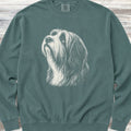 Bearded Collie Loyalty Sweatshirt - Blue Spruce