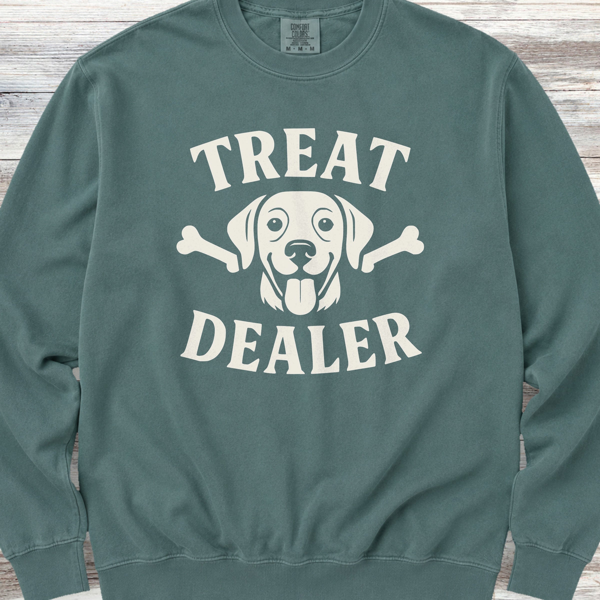 Treat Dealer Bones Sweatshirt - Blue Spruce