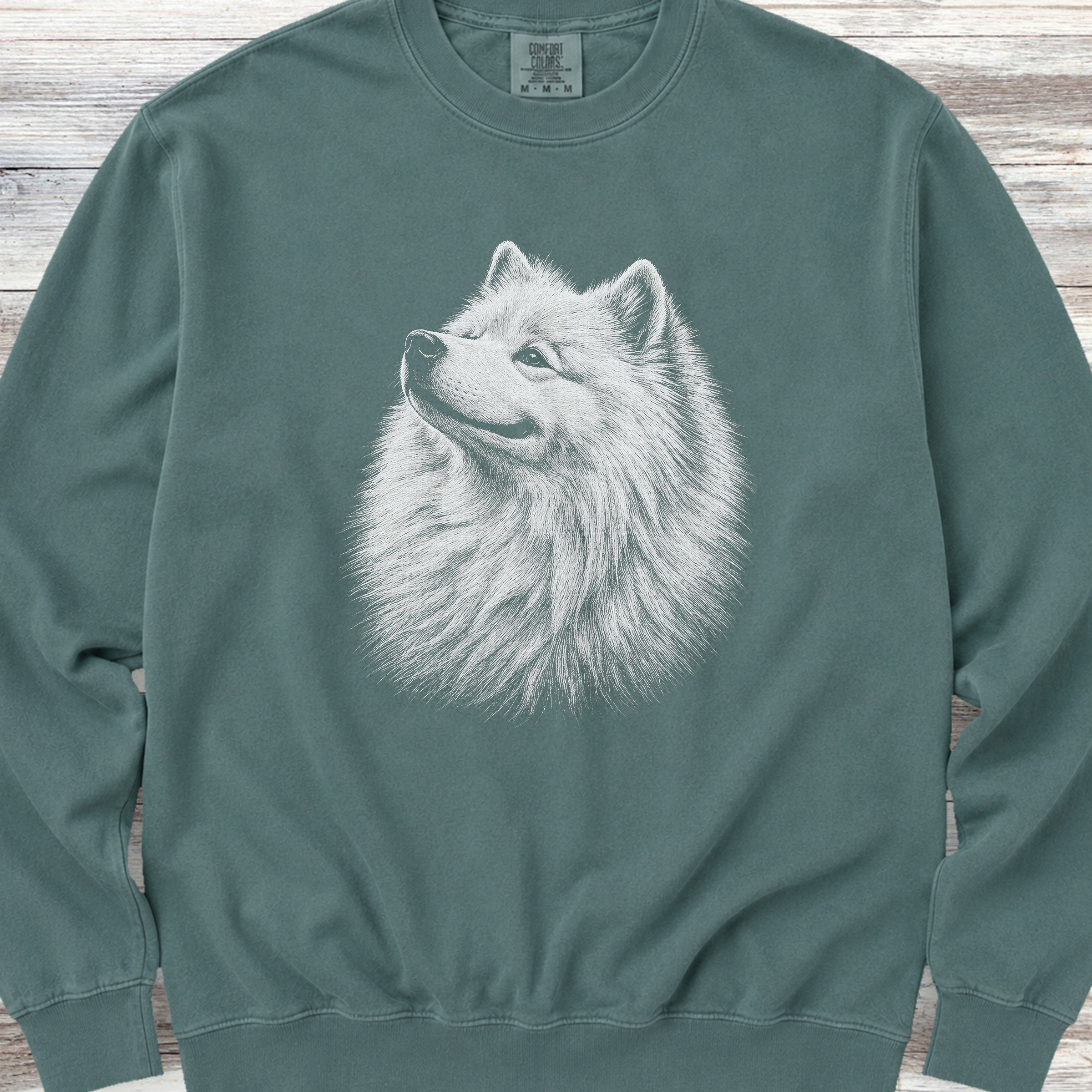 Samoyed Loyalty Sweatshirt - Blue Spruce