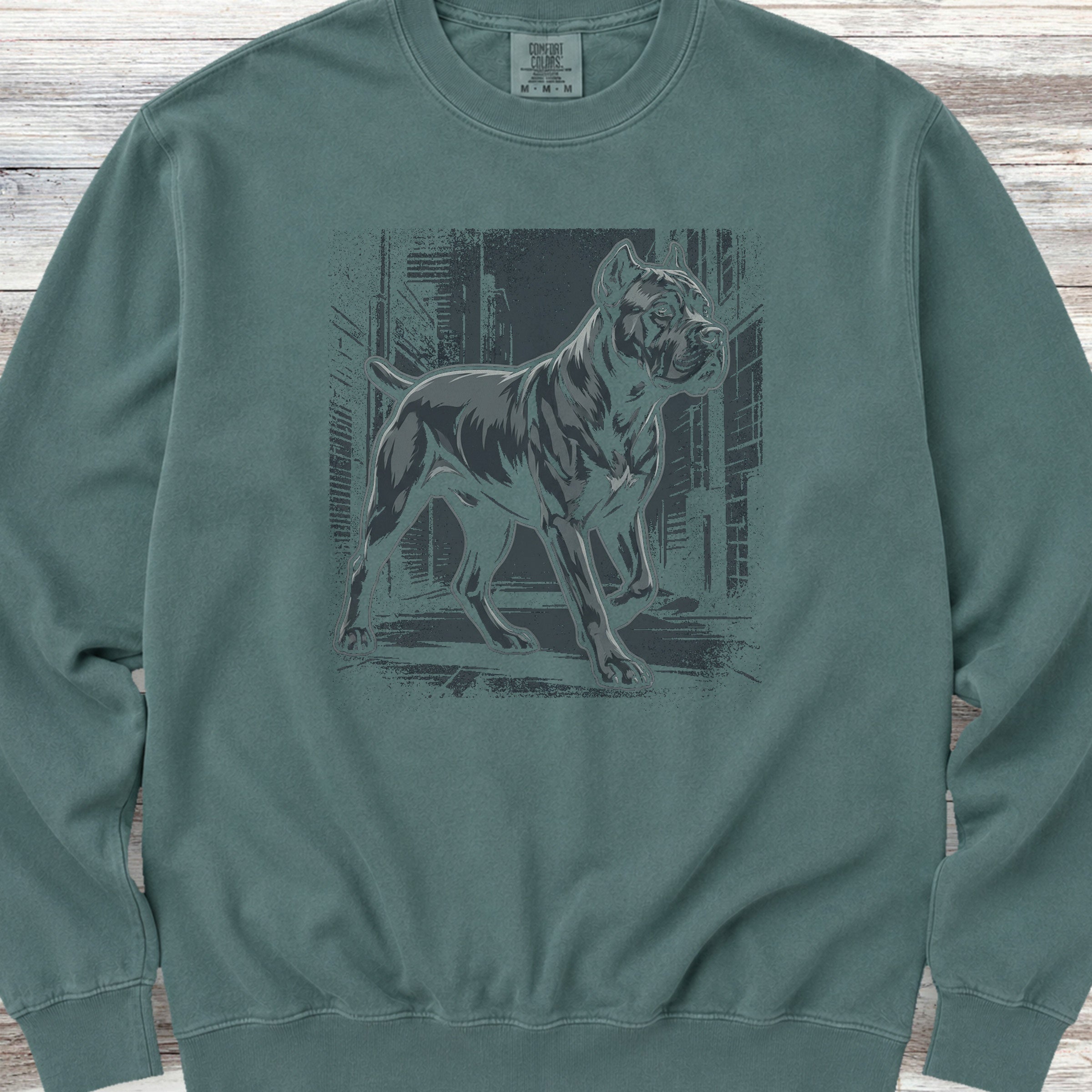 Cane Corso Street Sweatshirt - Blue Spruce