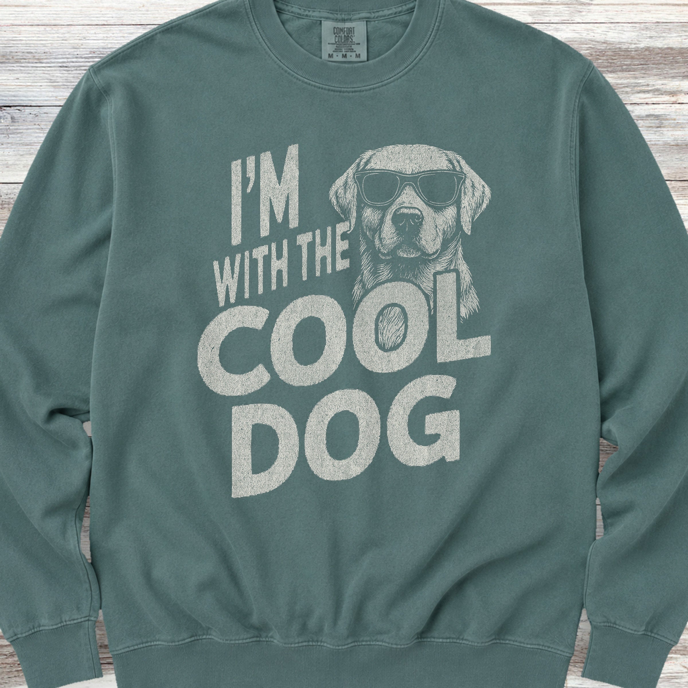 Labrador Retriever Cool Dog Sweatshirt - Blue Spruce