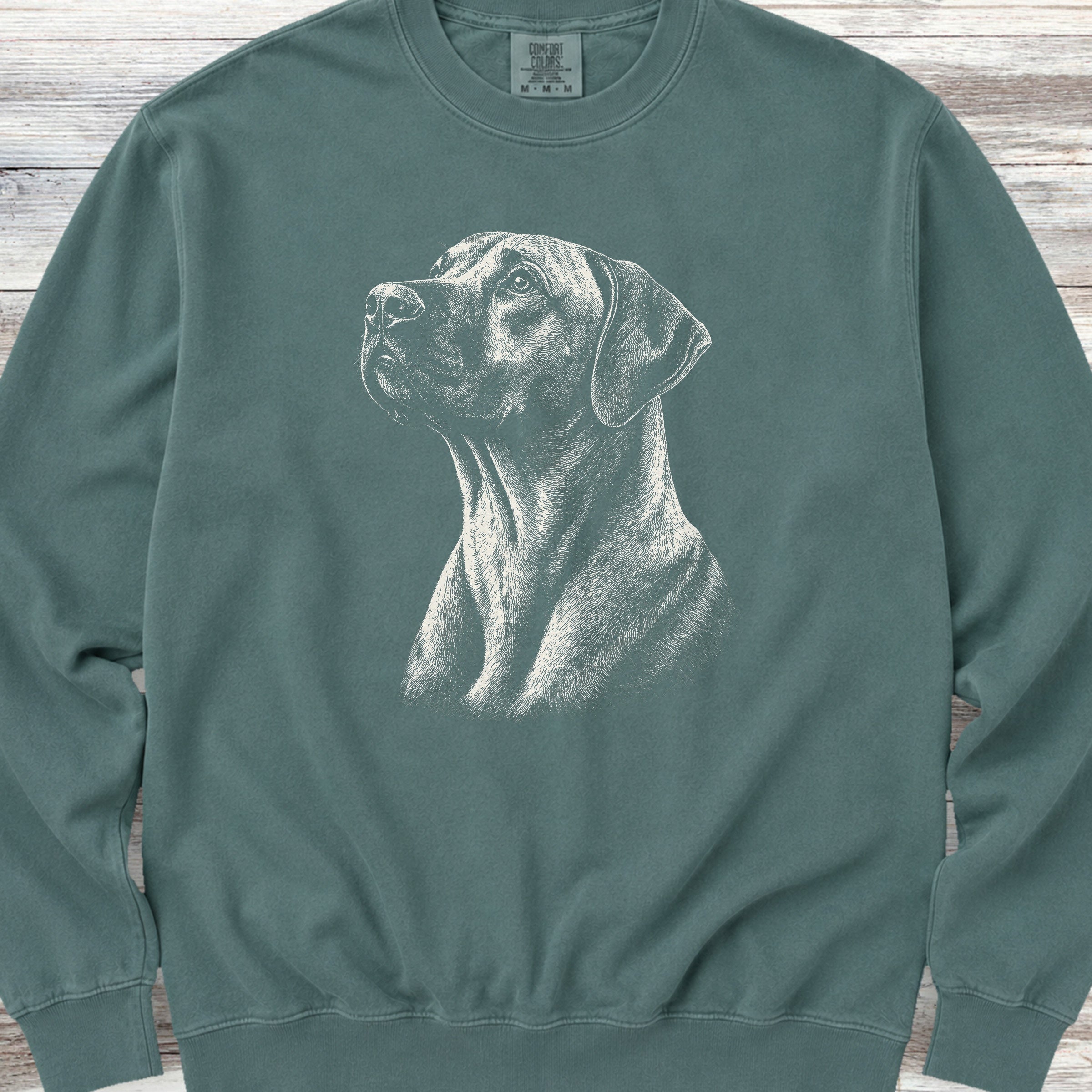 Rhodesian Ridgeback Loyalty Sweatshirt - Blue Spruce