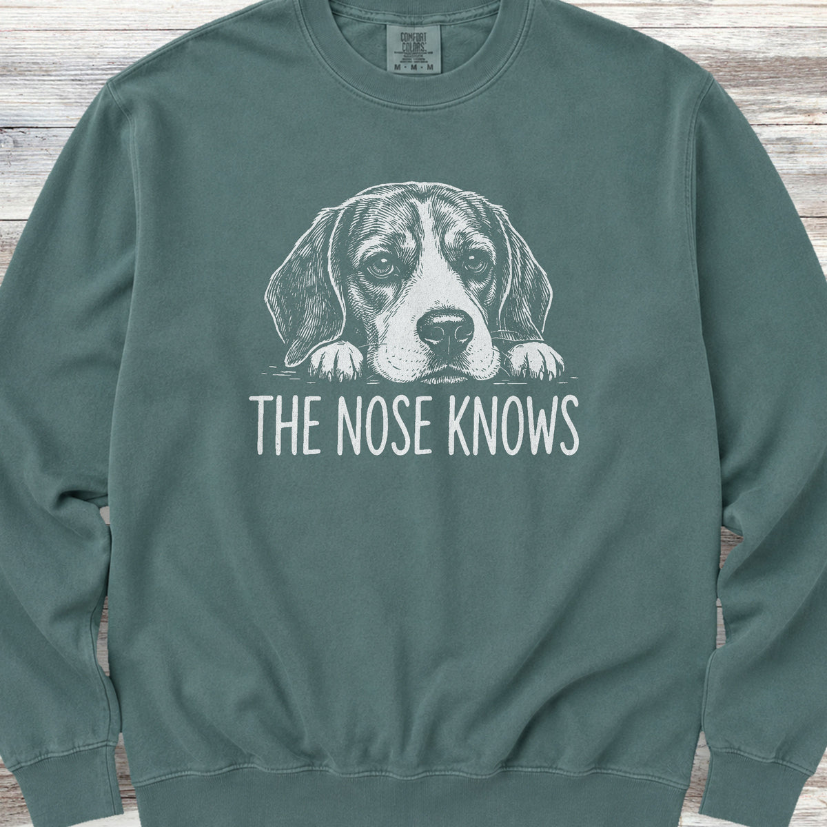 Beagle Nose Knows Sweatshirt - Blue Spruce