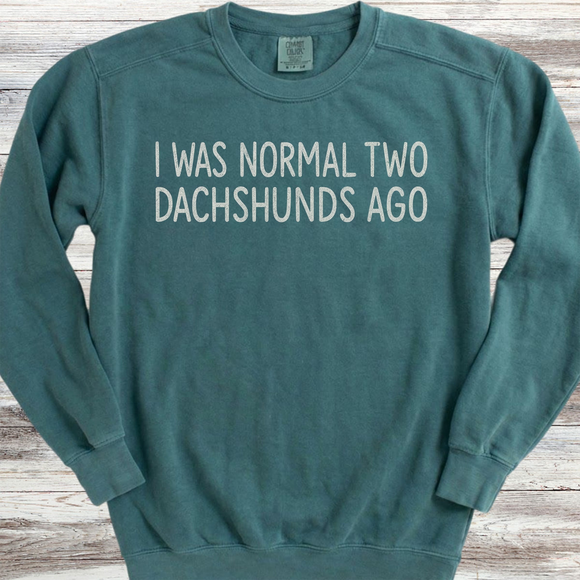 Dachshund Normal Sweatshirt - Blue Spruce