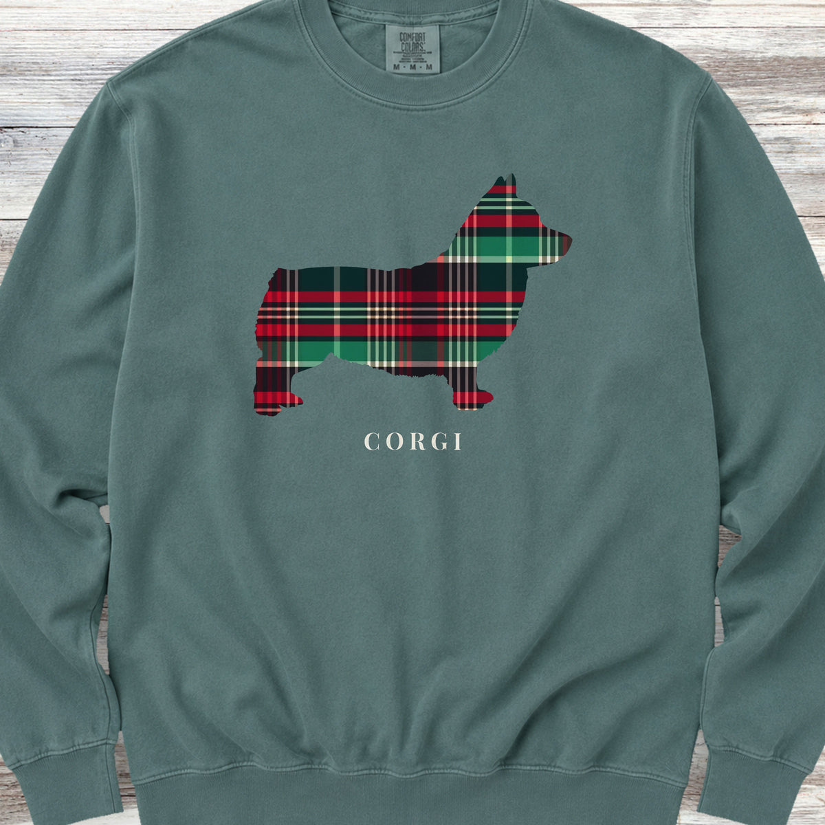 Corgi Winter 2025 Sweatshirt - Blue Spruce