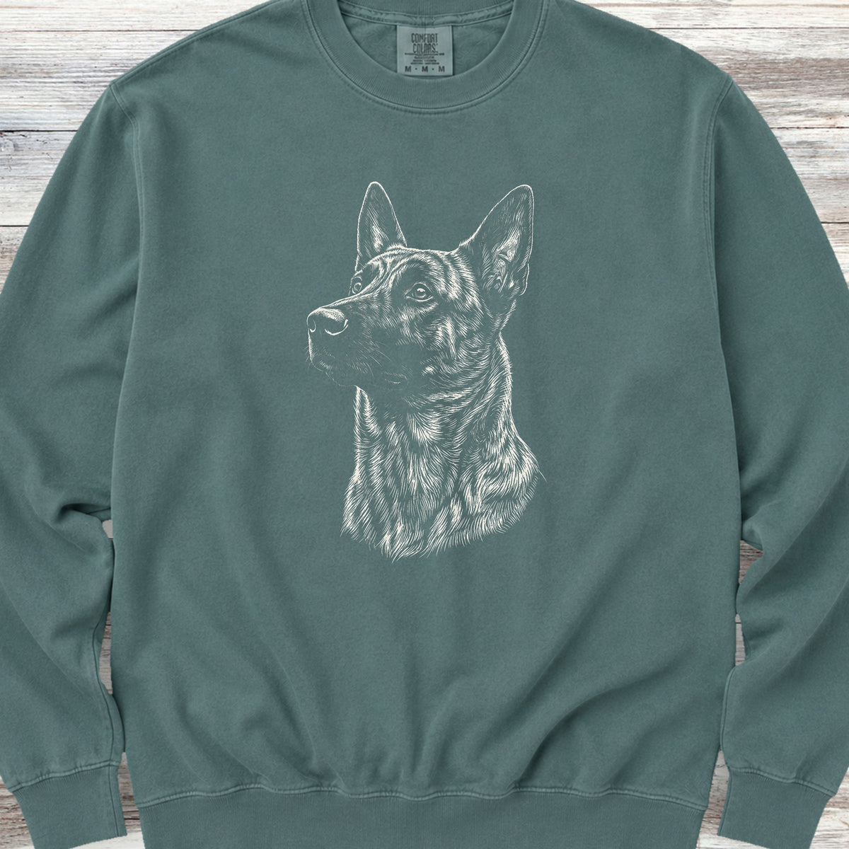 Dutch Shepherd Loyalty Sweatshirt - Blue Spruce