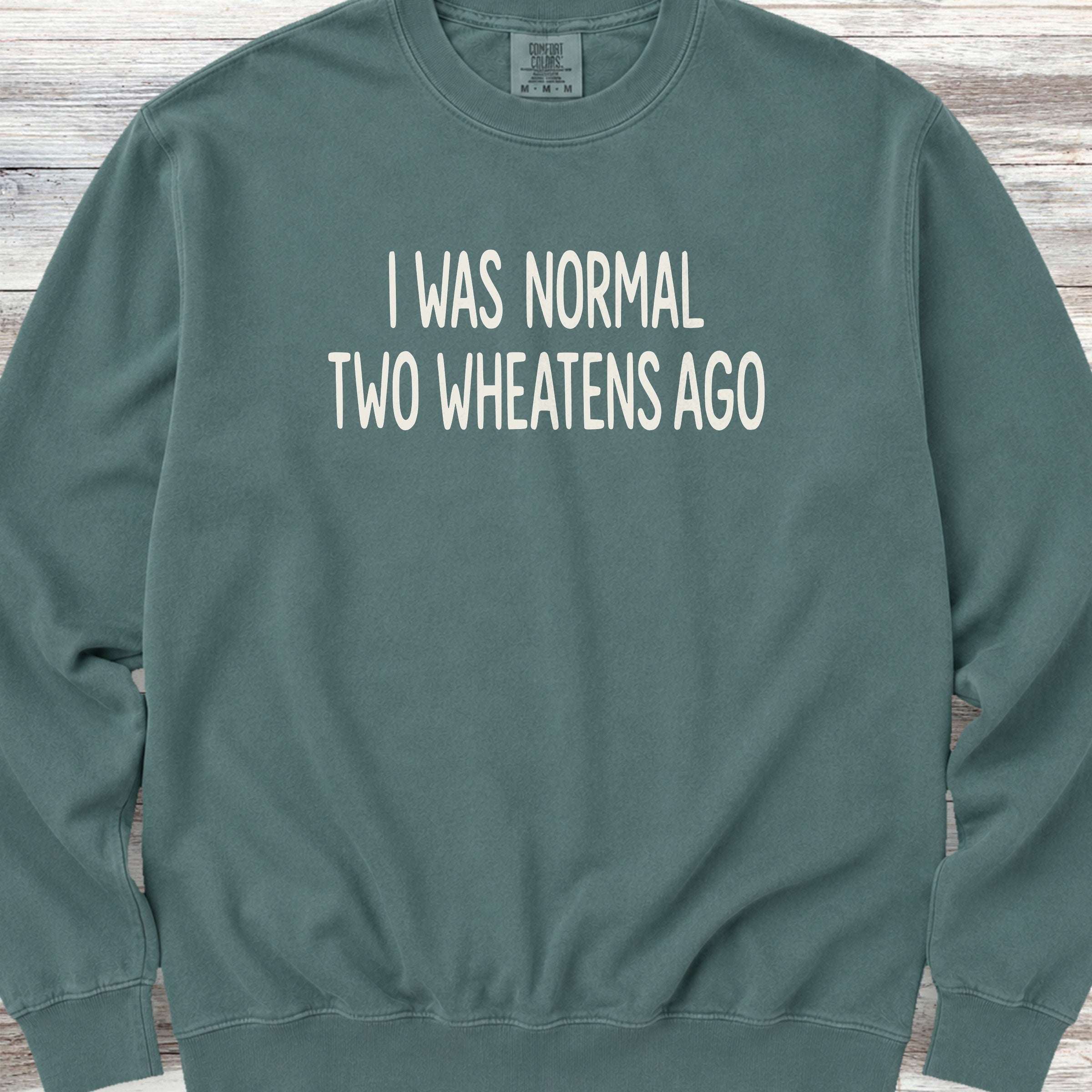 Wheaten Terrier Normal Sweatshirt - Blue Spruce