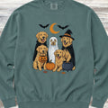 Golden Retriever Halloween Sweatshirt - Blue Spruce
