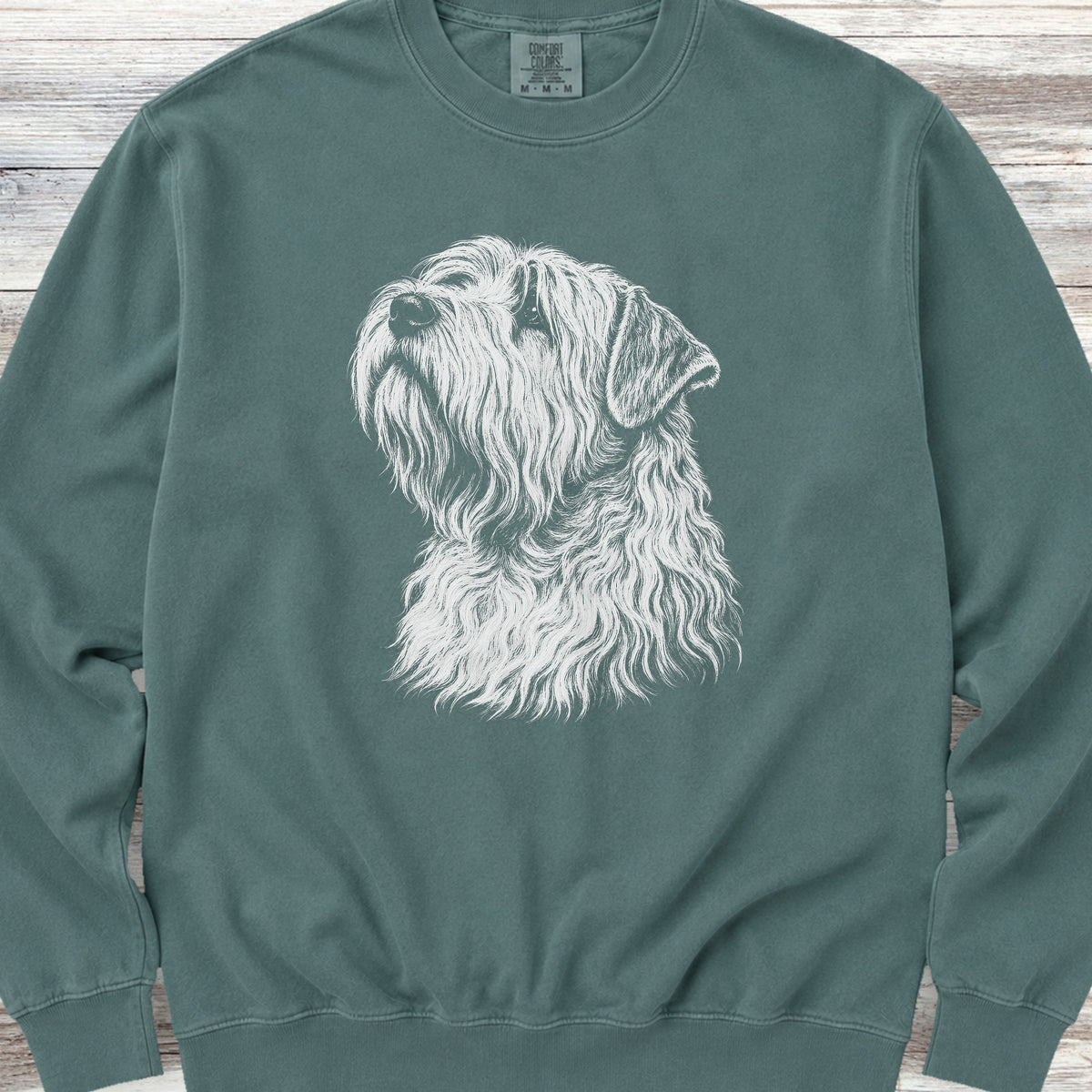 Wheaten Terrier Loyalty Sweatshirt - Blue Spruce