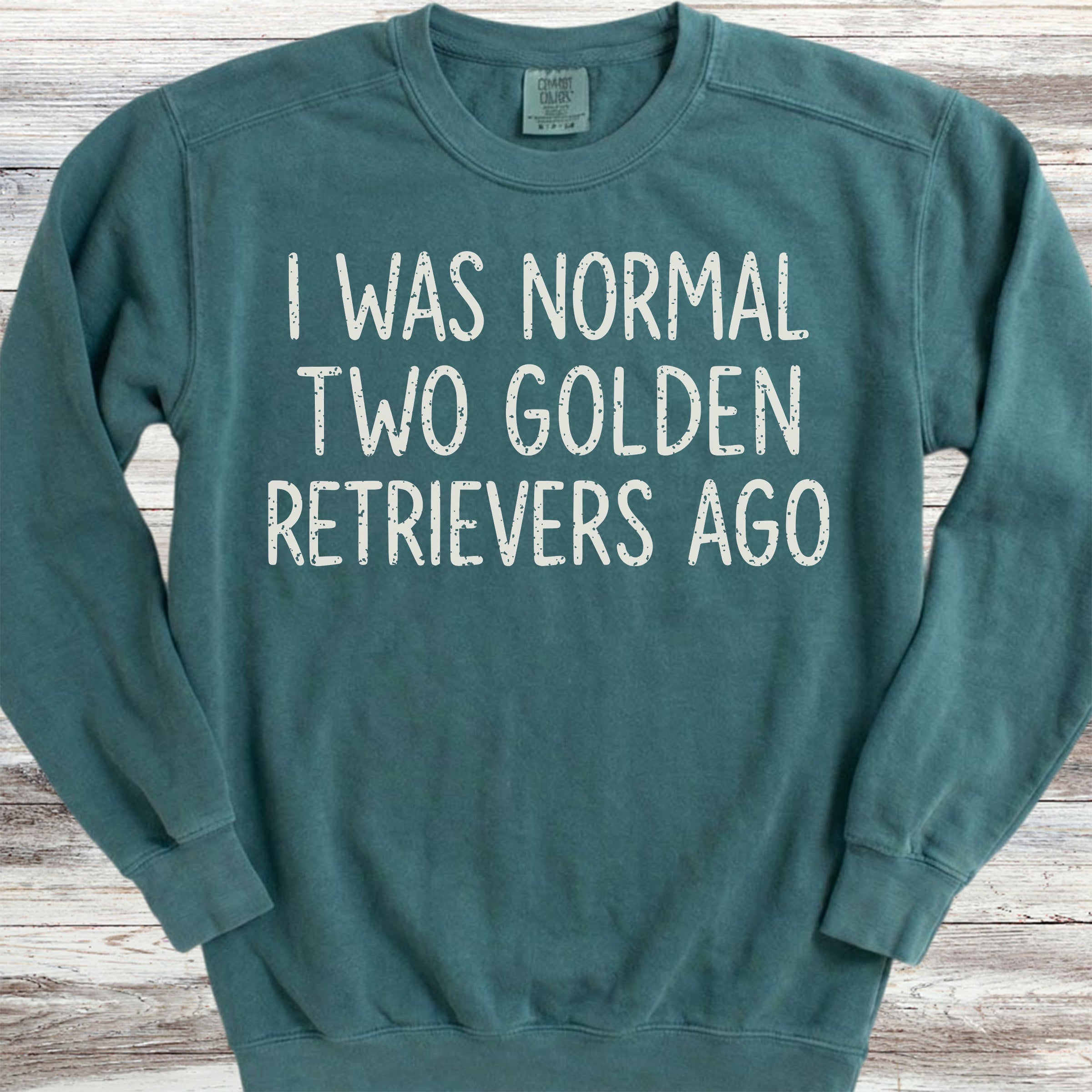 Golden Retriever Normal Sweatshirt - Blue Spruce