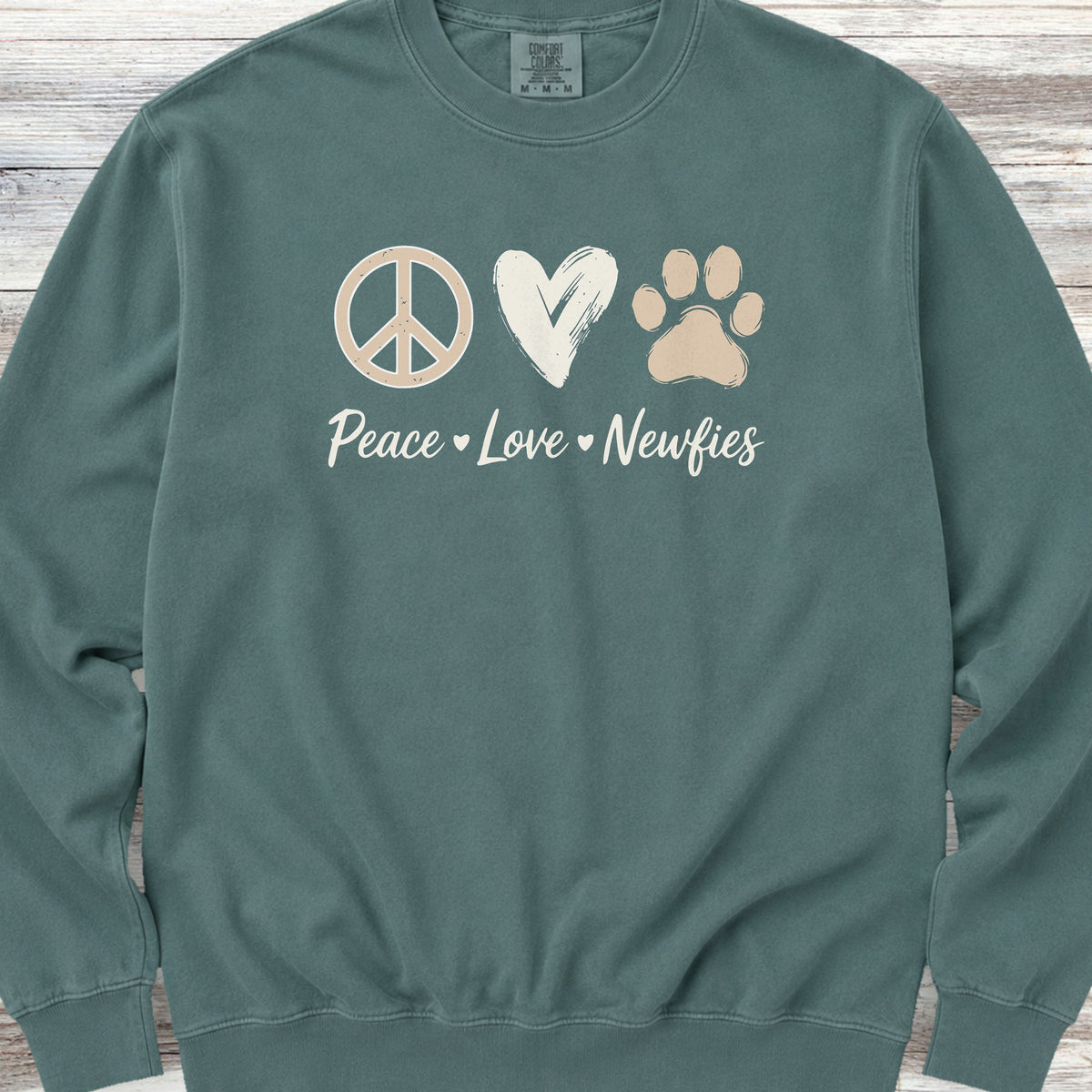 Newfoundland Peace Sweatshirt - Blue Spruce