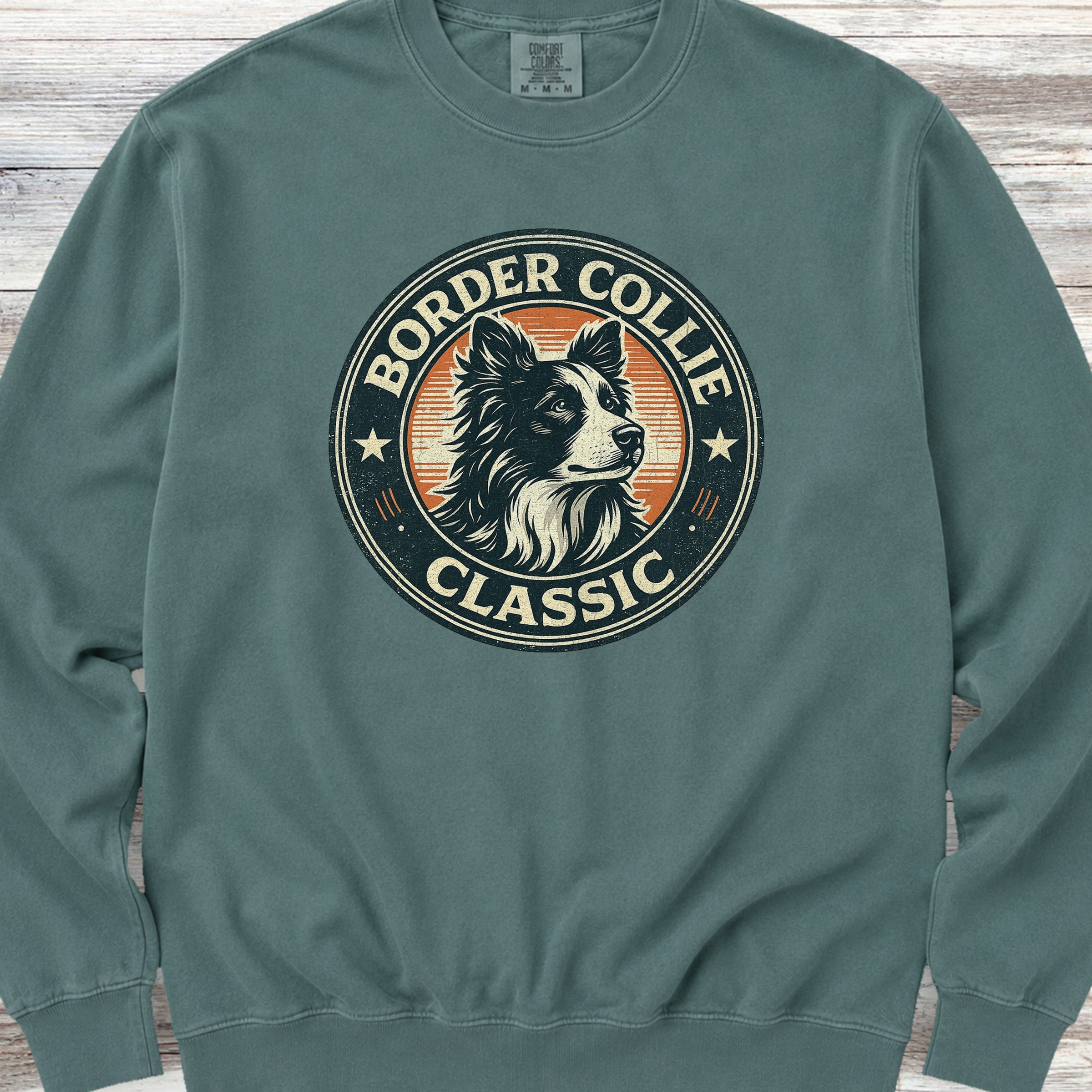 Border Collie Classic Sweatshirt - Blue Spruce