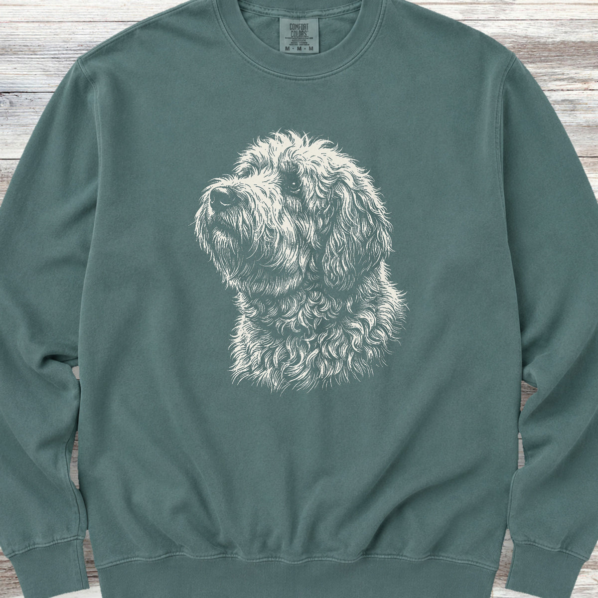 Old English Sheepdog Loyalty Sweatshirt - Blue Spruce