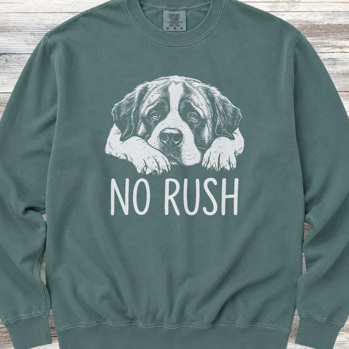 Saint Bernard No Rush Sweatshirt - Blue Spruce