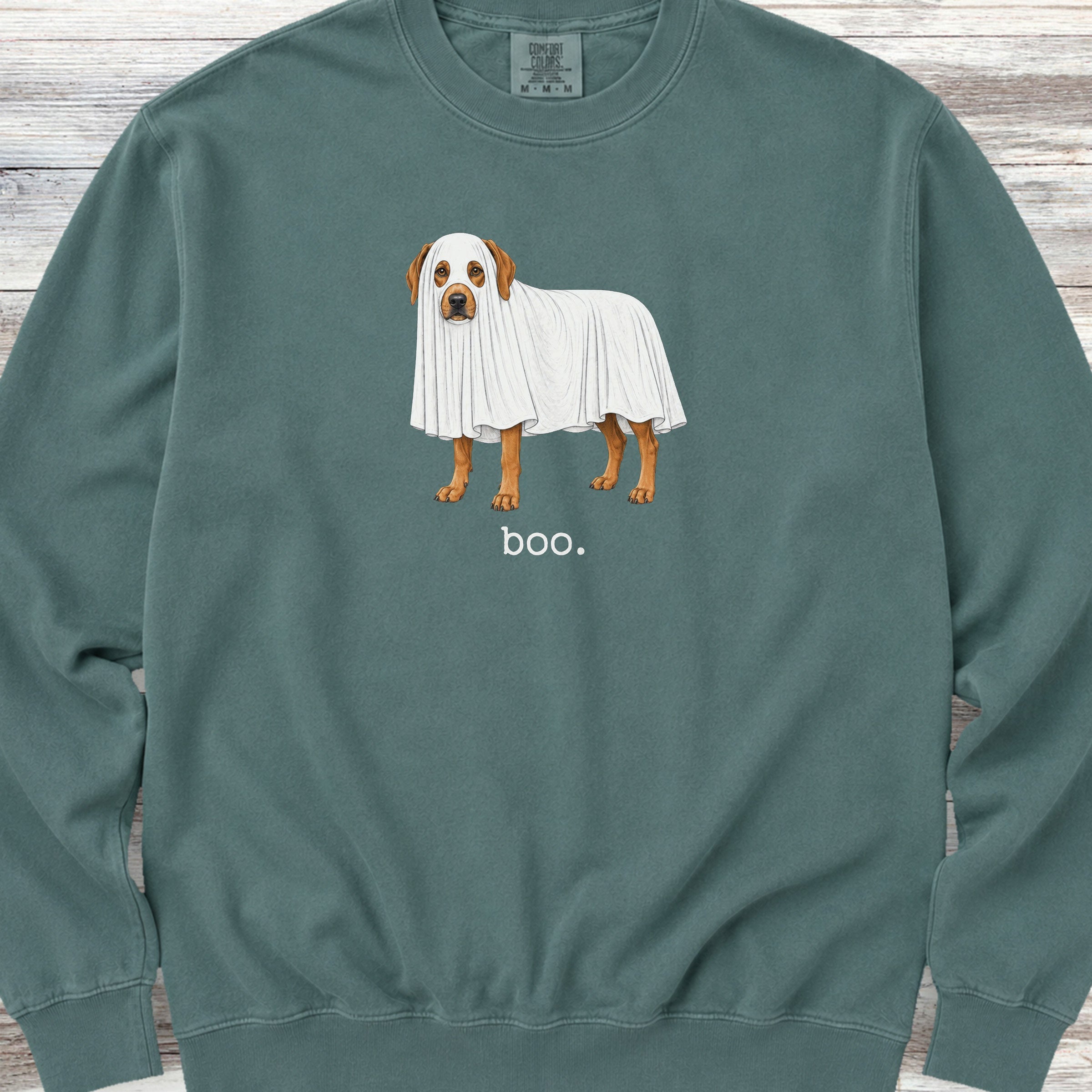 Rhodesian Ridgeback Boo Sweatshirt - Blue Spruce