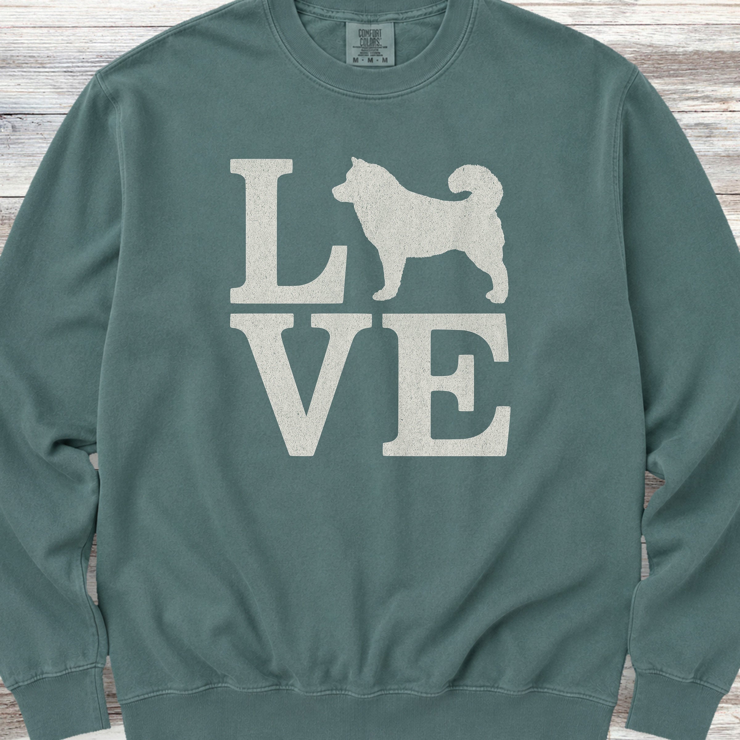 Malamute Love Sweatshirt - Blue Spruce