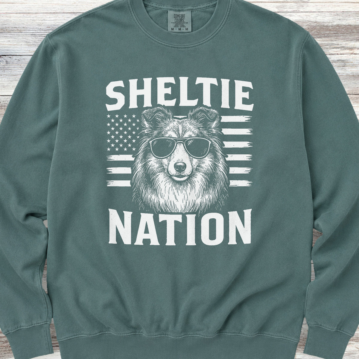 Shetland Sheepdog Nation Sweatshirt - Blue Spruce