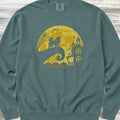 Alaskan Malamute Halloween Moon Sweatshirt - Blue Spruce