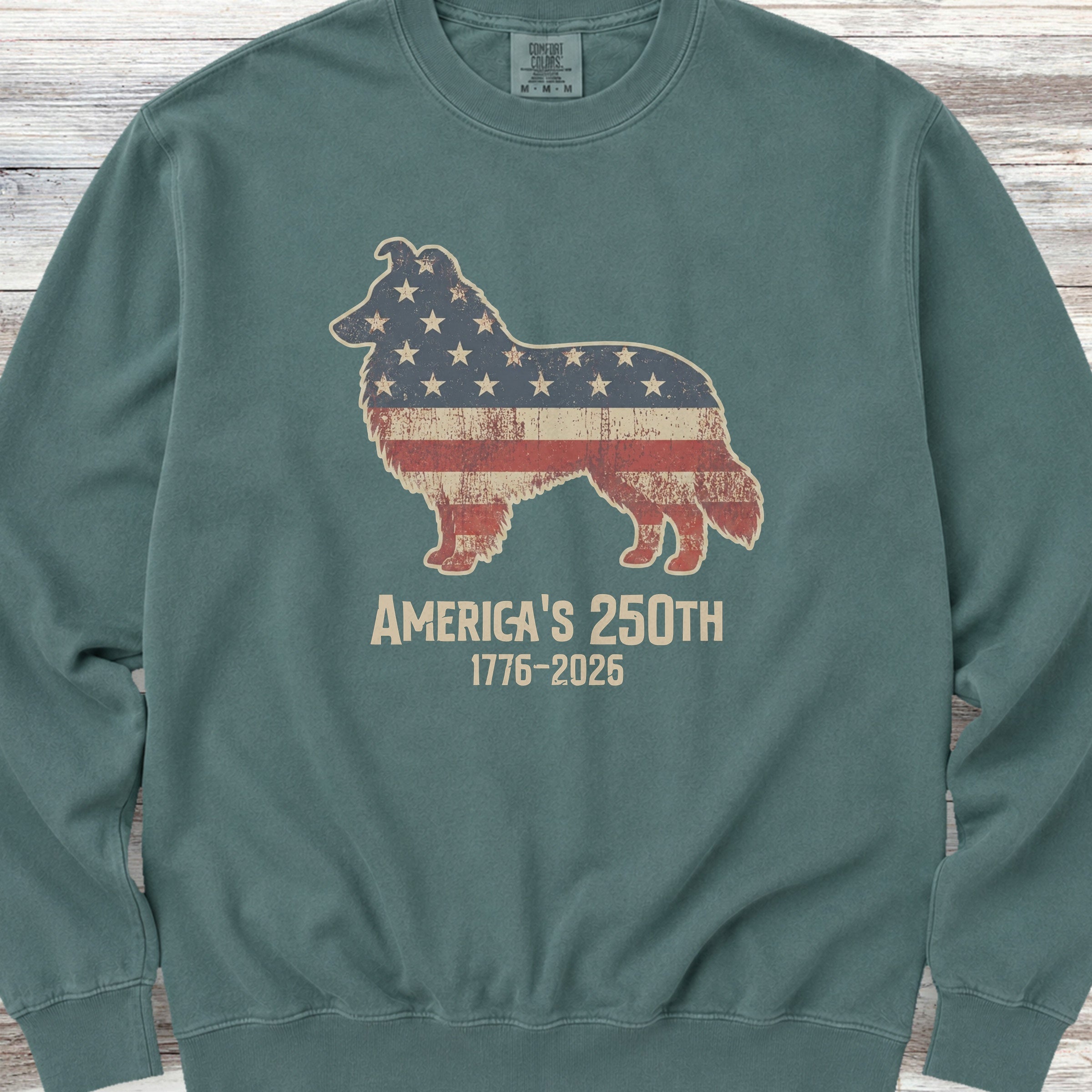 Shetland Sheepdog 250 Sweatshirt - Blue Spruce