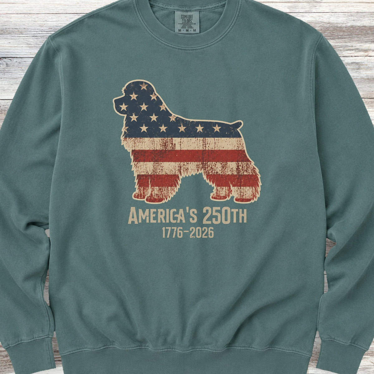 Cocker Spaniel 250 Sweatshirt - Blue Spruce