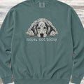 English Setter Nope Sweatshirt - Blue Spruce