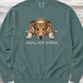 Smooth Collie Nope Sweatshirt - Blue Spruce