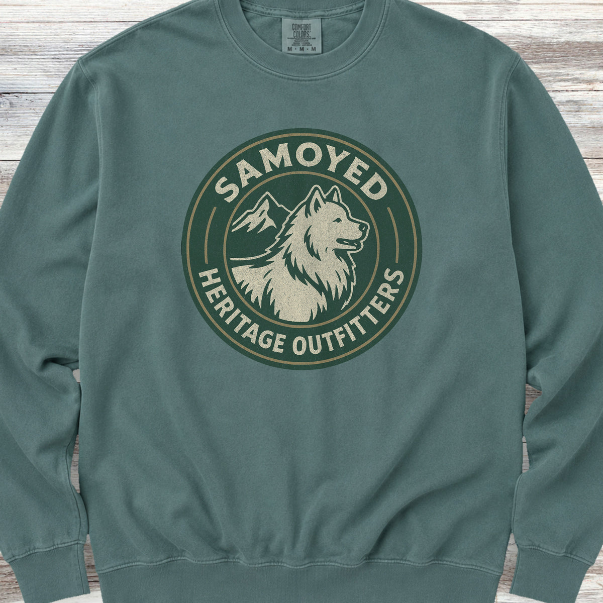 Samoyed Heritage Outfitters Sweatshirt - Blue Spruce