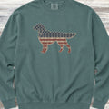 English Setter Vintage USA Sweatshirt - Blue Spruce