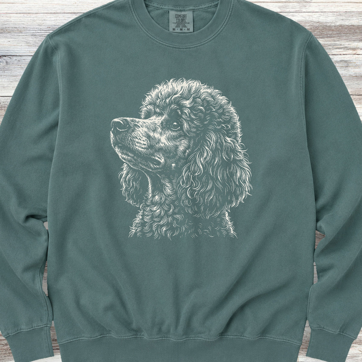 Poodle Loyalty Sweatshirt - Blue Spruce