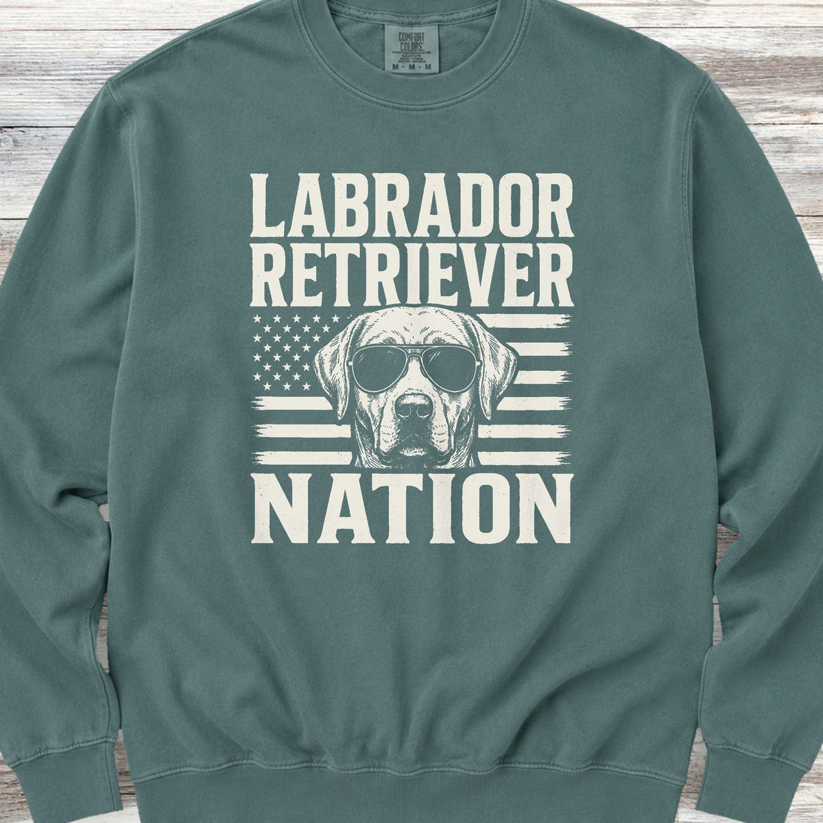 Labrador Retriever Nation Sweatshirt - Blue Spruce