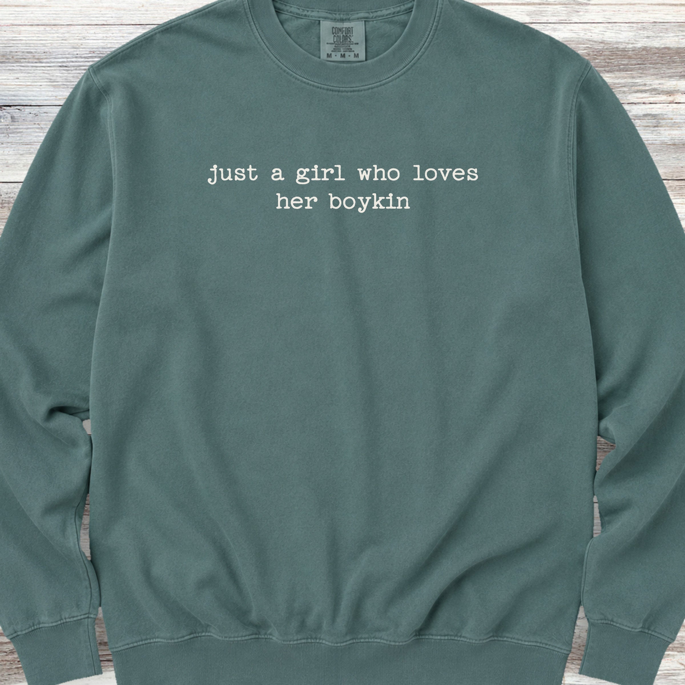 Boykin Spaniel Girl Sweatshirt - Blue Spruce