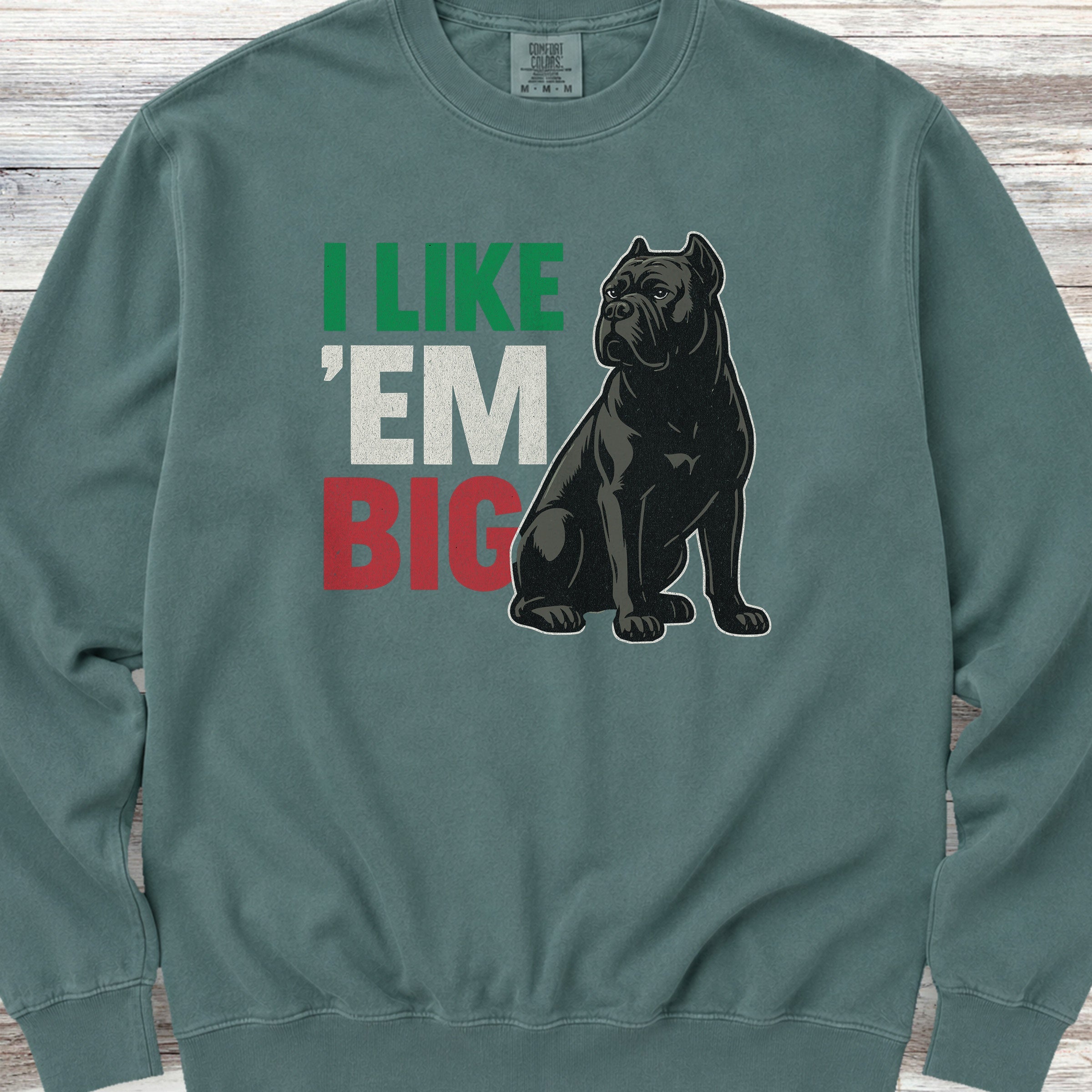 Cane Corso Big Sweatshirt - Blue Spruce
