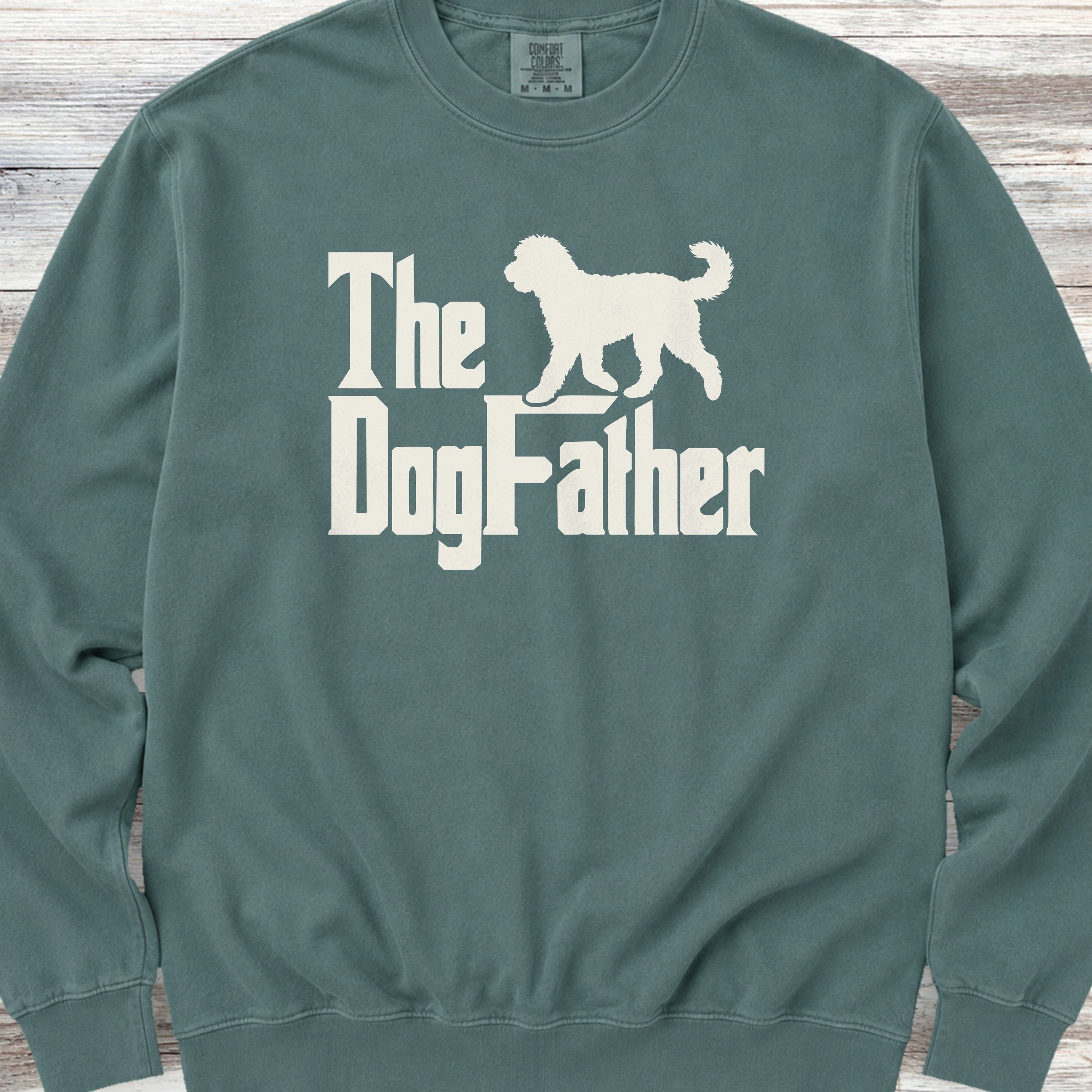 Doodle Dog Father Sweatshirt - Blue Spruce