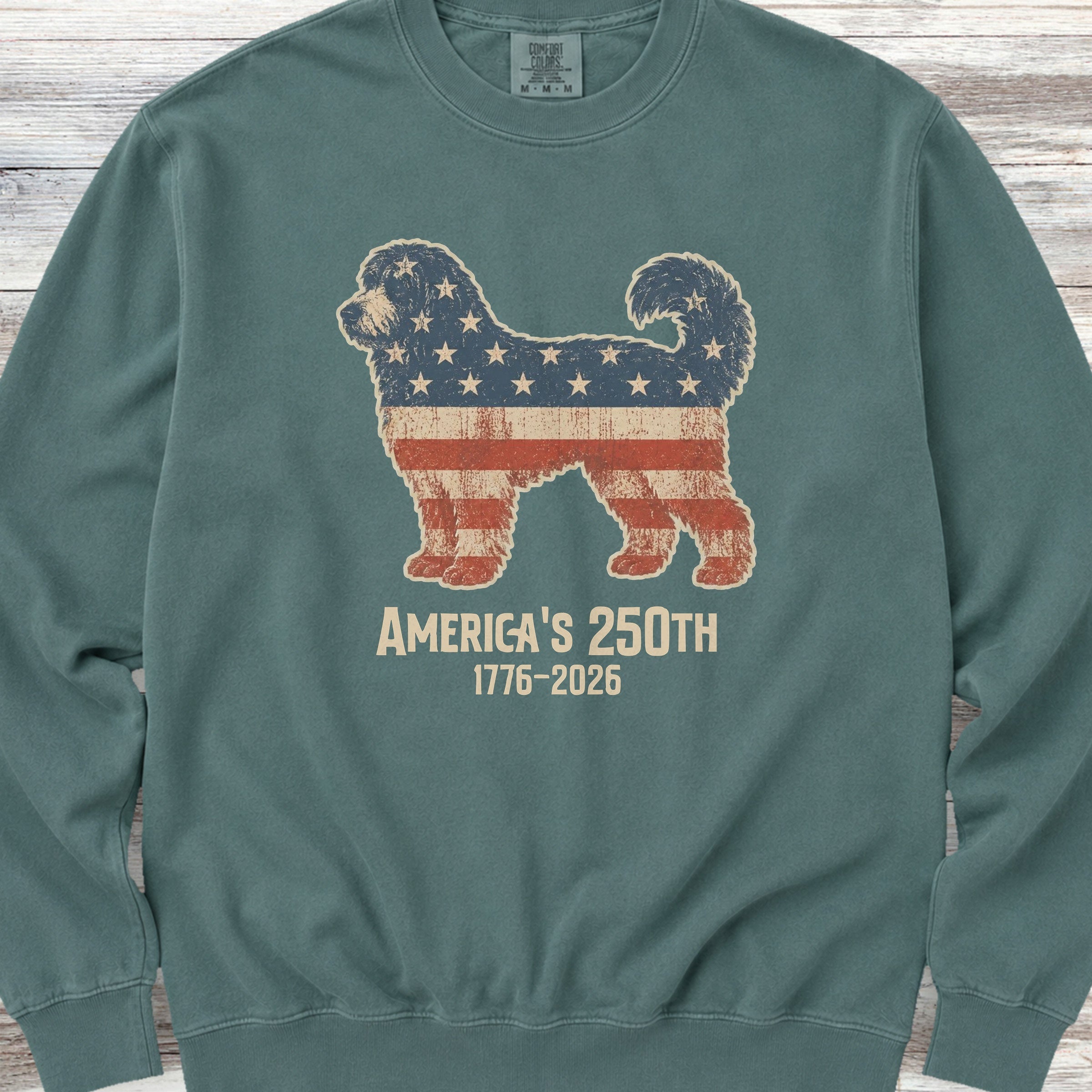 Bernedoodle 250 Sweatshirt - Blue Spruce