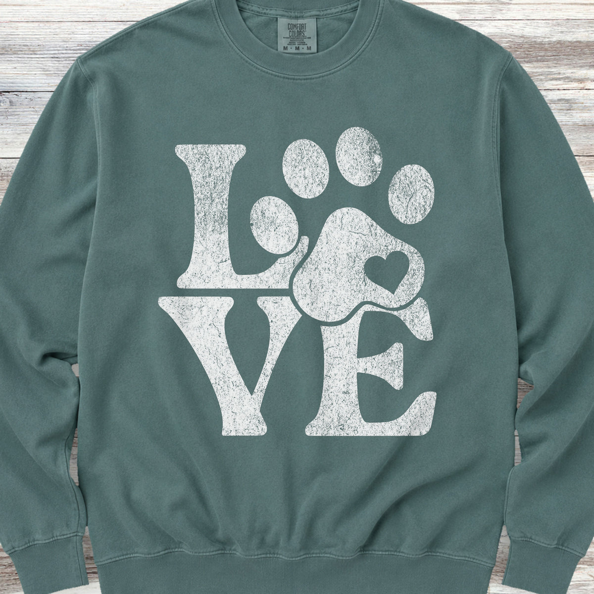 Love Sweatshirt - Blue Spruce