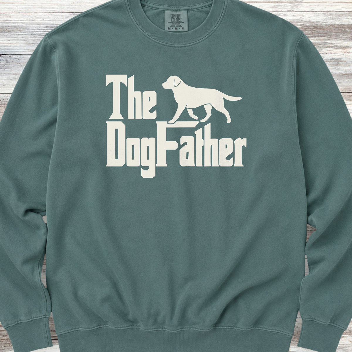 Labrador Retriever Dog Father Sweatshirt - Blue Spruce