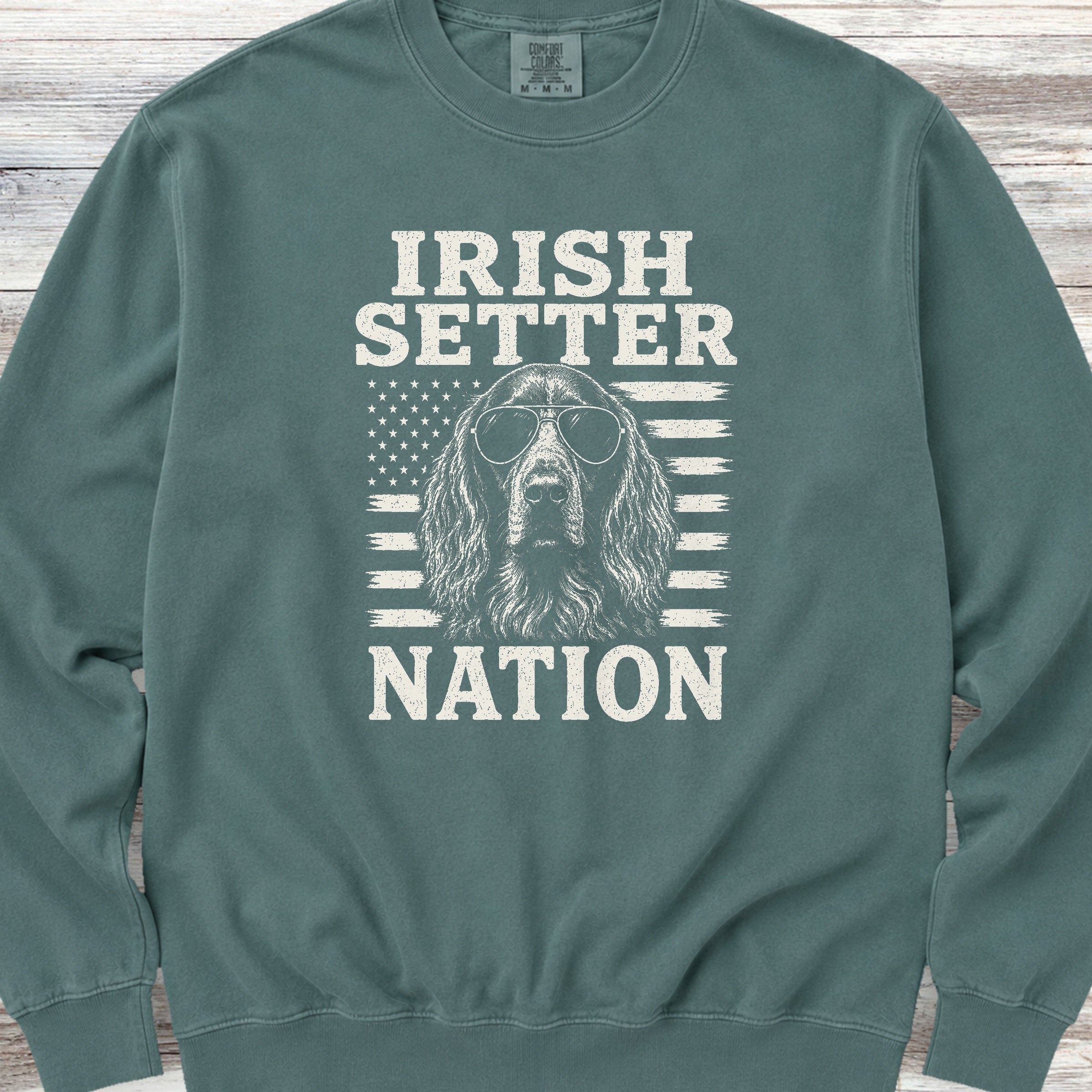 Irish Setter Nation Sweatshirt - Blue Spruce