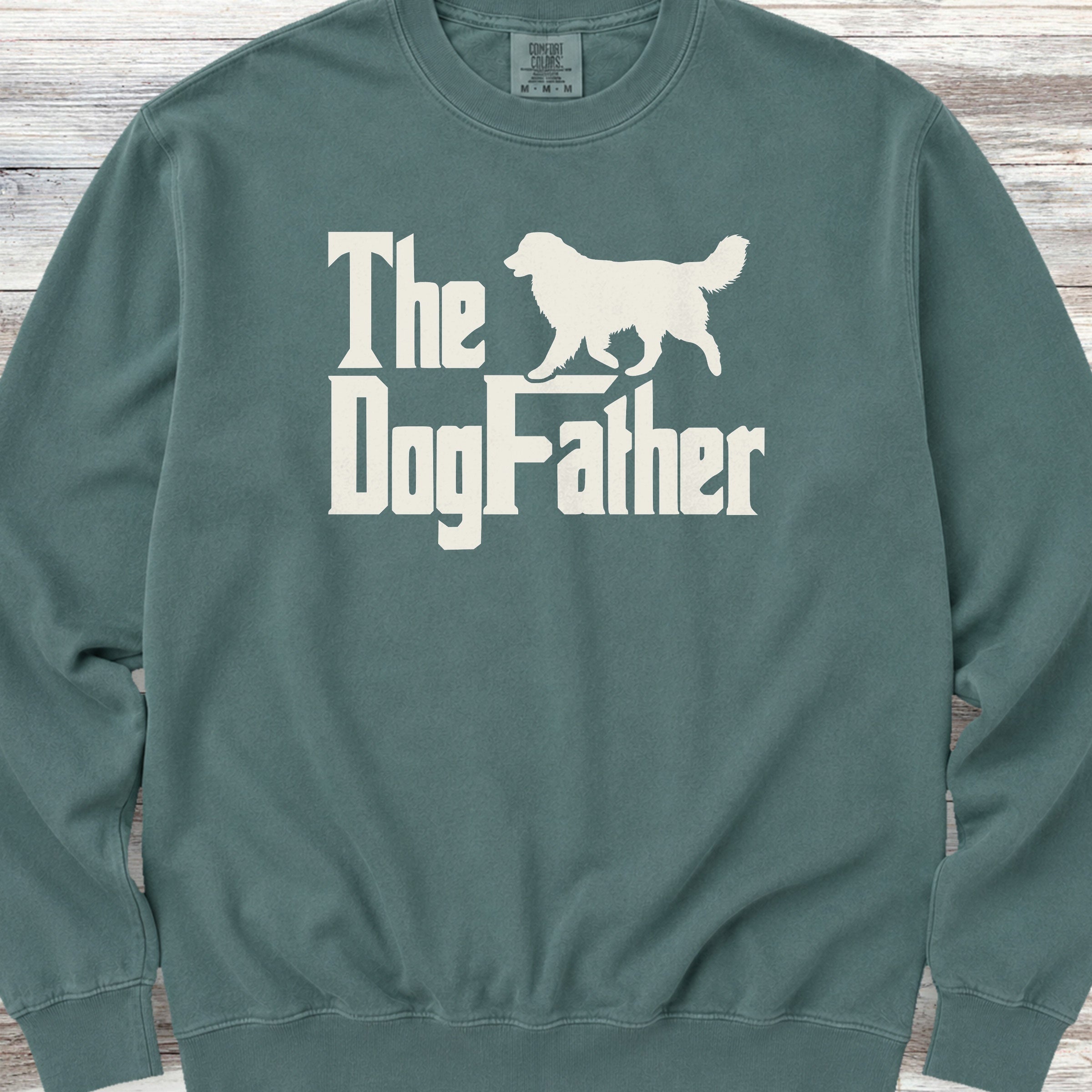 Australian Shepherd Dog Father Sweatshirt - Blue Spruce