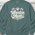 Wheaten Terrier Groovy Mom Sweatshirt - Blue Spruce