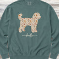 Doodle Fall Sweatshirt - Blue Spruce