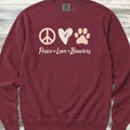 Bouvier Peace Sweatshirt - Crimson