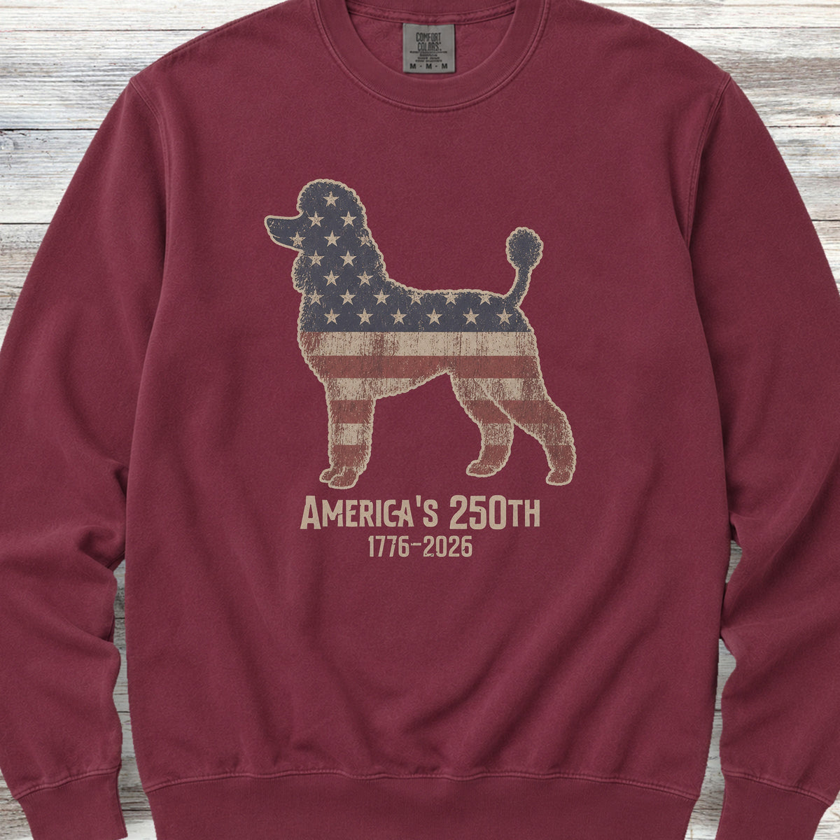 Poodle 250 Sweatshirt - Crimson