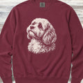 Cavapoo Loyalty Sweatshirt - Crimson